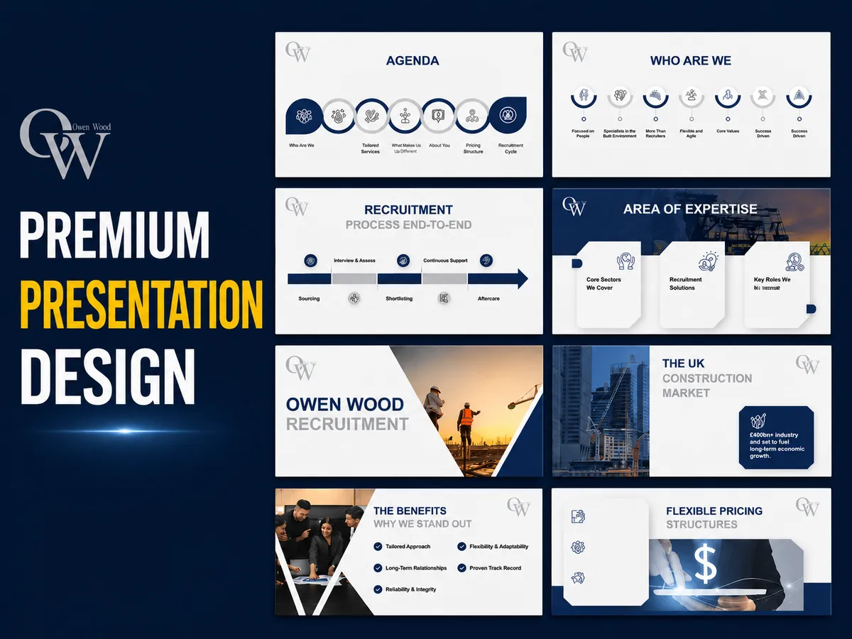 Business & Corporate — presentation design by Redesign Presentation