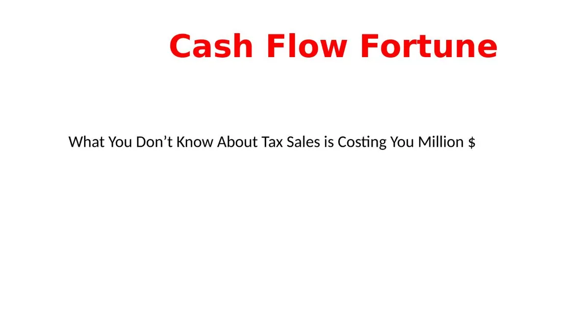 Training slide before redesign