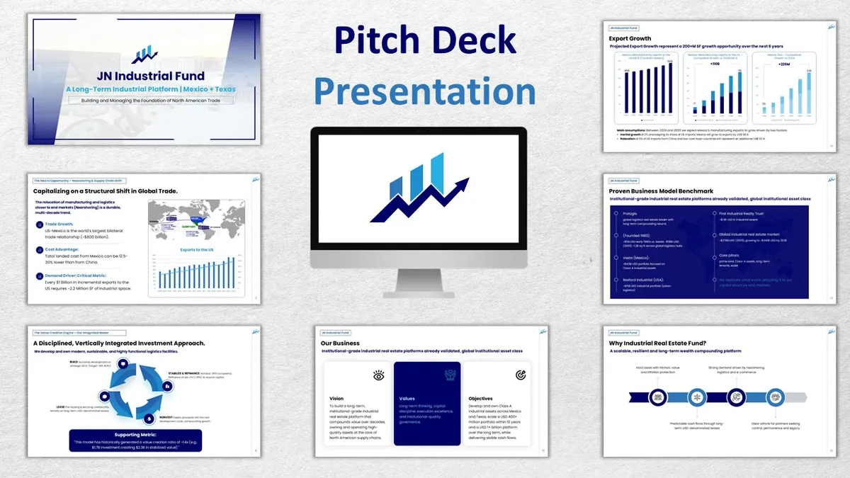 Investor Pitch Decks — presentation design by Redesign Presentation