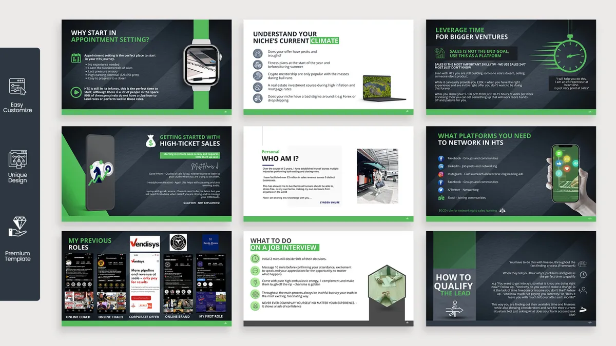 Templates & Design Systems — presentation design by Redesign Presentation
