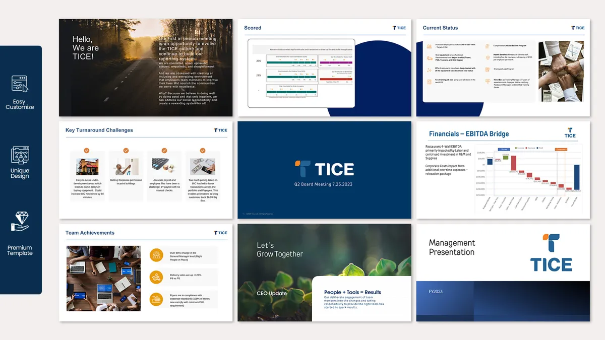 Templates & Design Systems — presentation design by Redesign Presentation