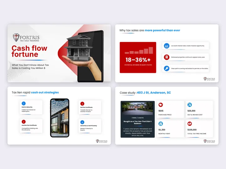 Training presentation redesigned with a unified visual system