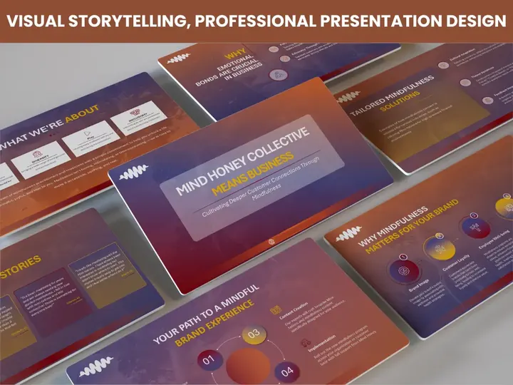 Cause-led visual storytelling presentation