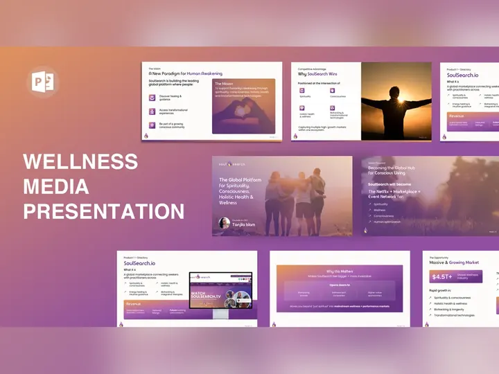 Wellness media presentation design