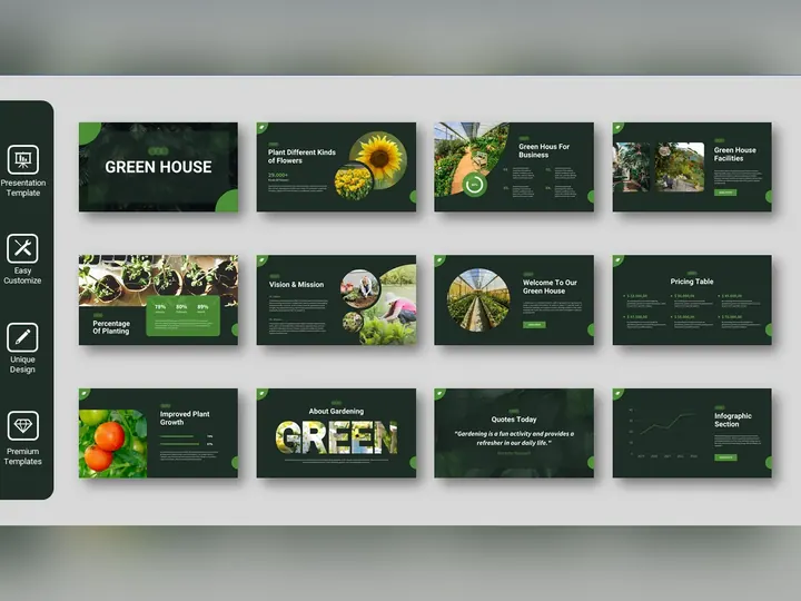 Environmental initiative presentation design