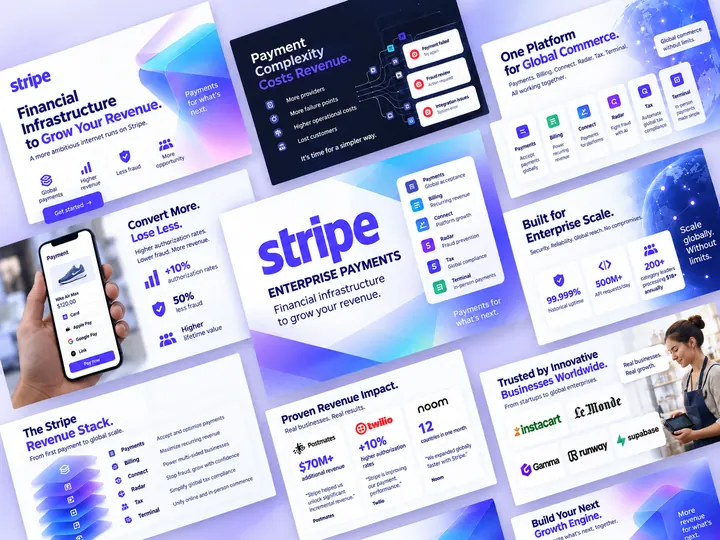 Enterprise sales presentation design